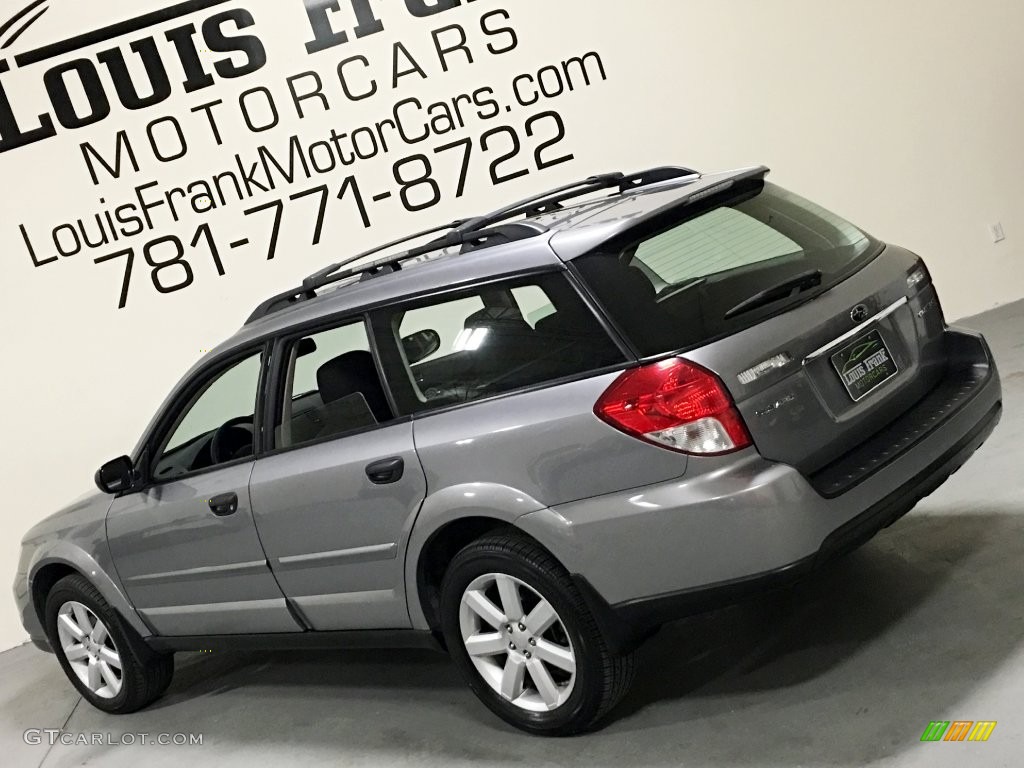 2008 Outback 2.5i Wagon - Quartz Silver Metallic / Off Black photo #11