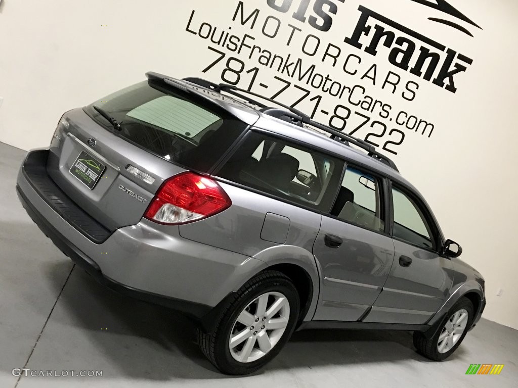 2008 Outback 2.5i Wagon - Quartz Silver Metallic / Off Black photo #12