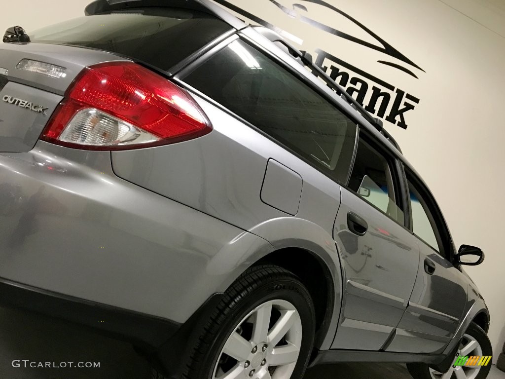 2008 Outback 2.5i Wagon - Quartz Silver Metallic / Off Black photo #14