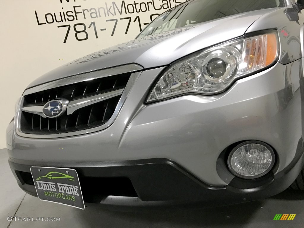 2008 Outback 2.5i Wagon - Quartz Silver Metallic / Off Black photo #17