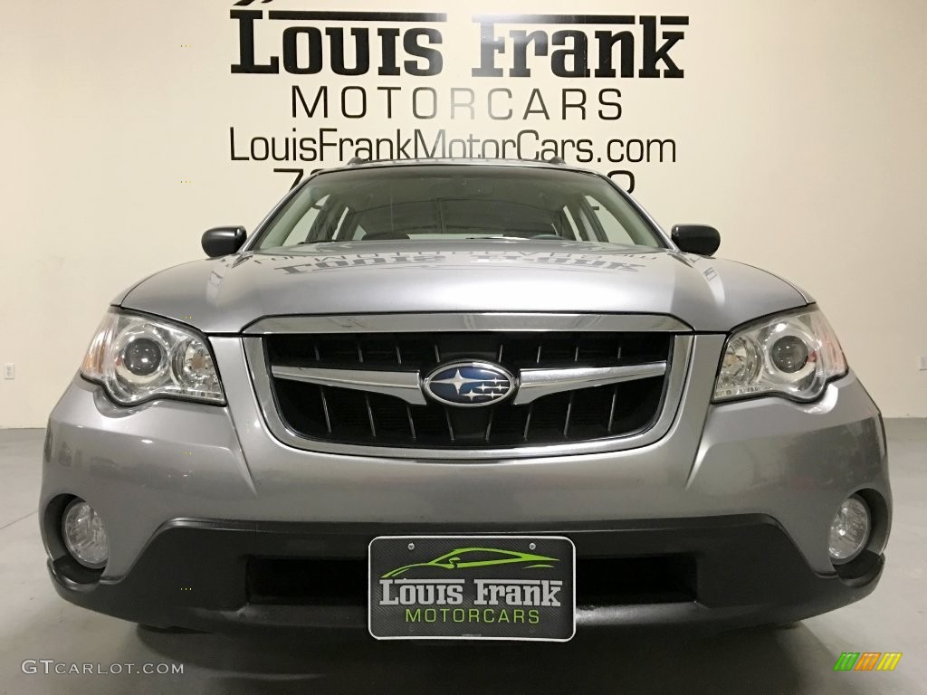 2008 Outback 2.5i Wagon - Quartz Silver Metallic / Off Black photo #18