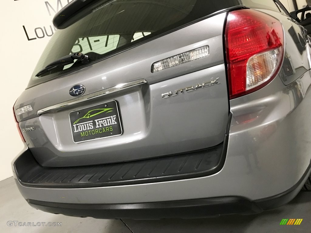 2008 Outback 2.5i Wagon - Quartz Silver Metallic / Off Black photo #20