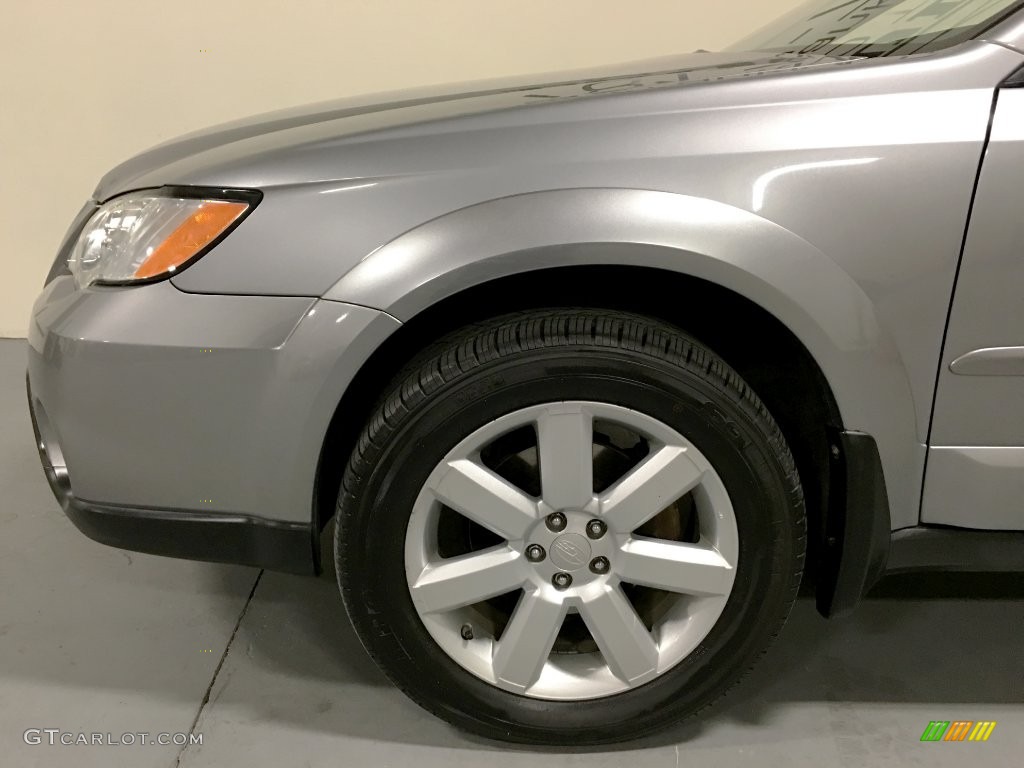 2008 Outback 2.5i Wagon - Quartz Silver Metallic / Off Black photo #23