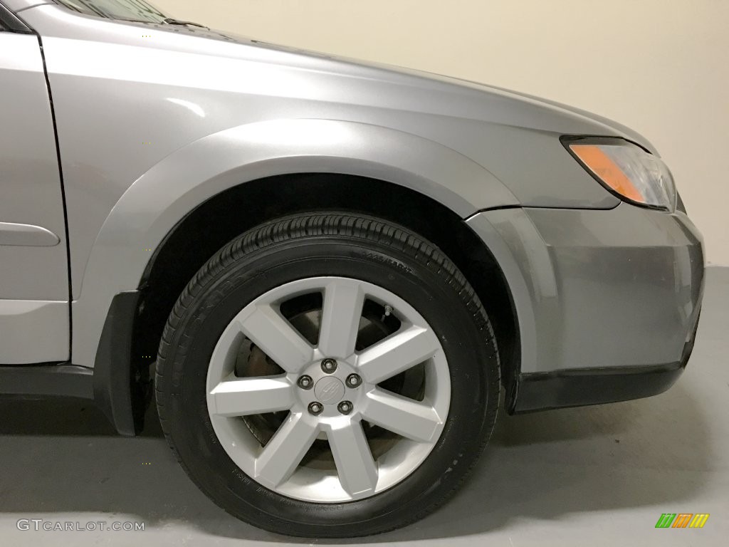 2008 Outback 2.5i Wagon - Quartz Silver Metallic / Off Black photo #24