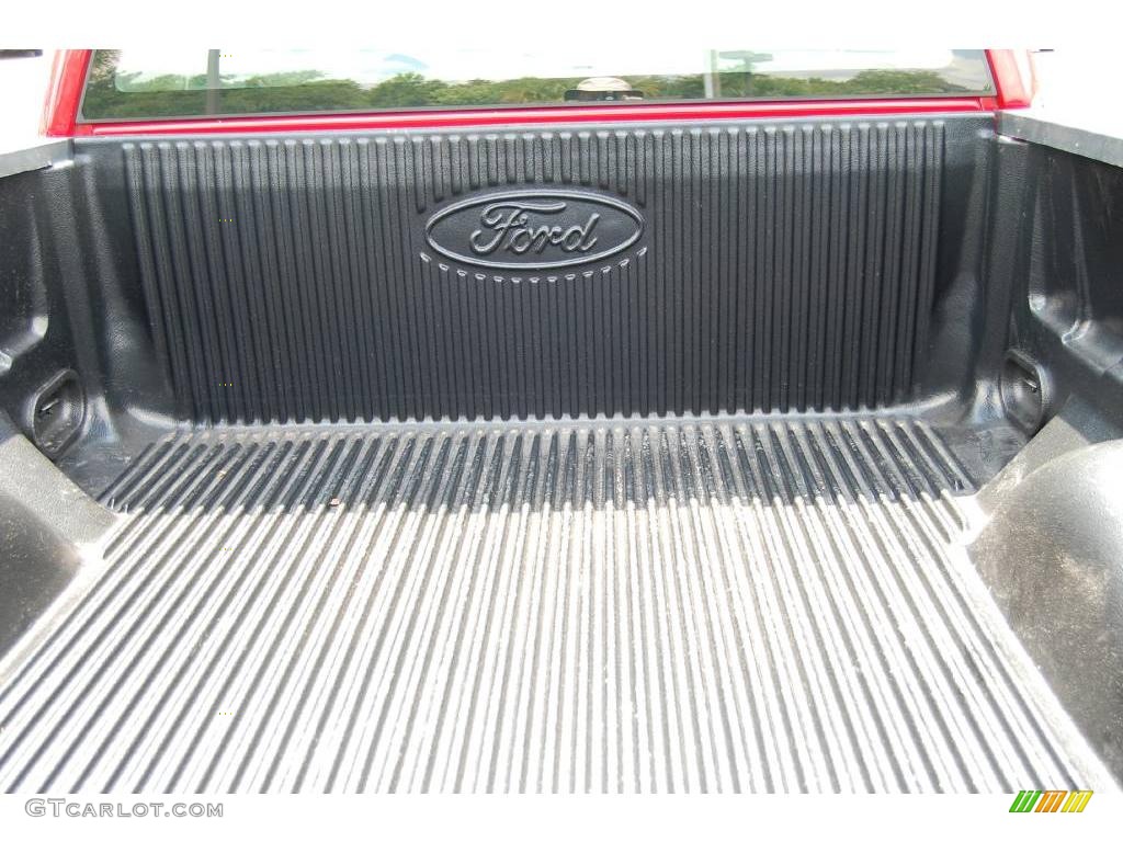 2004 F150 STX Regular Cab - Bright Red / Dark Flint photo #6