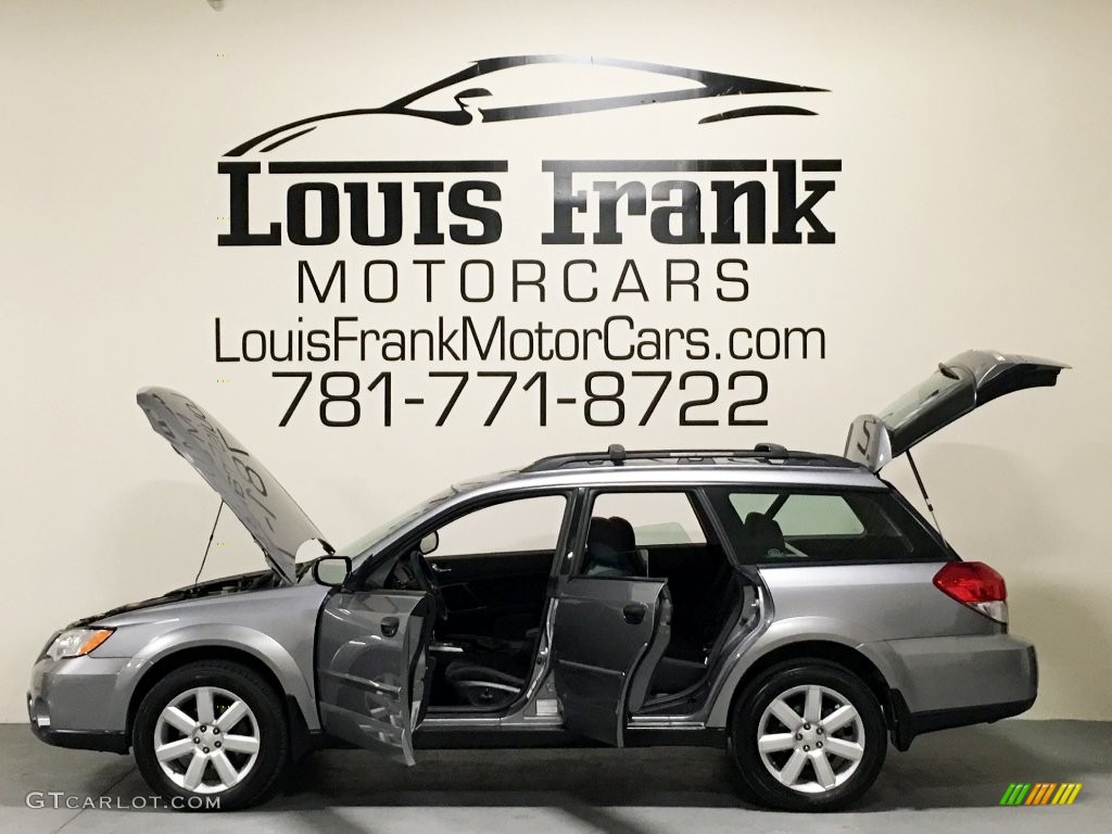 2008 Outback 2.5i Wagon - Quartz Silver Metallic / Off Black photo #37