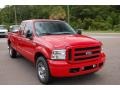 2005 Red Clearcoat Ford F250 Super Duty XL SuperCab  photo #1