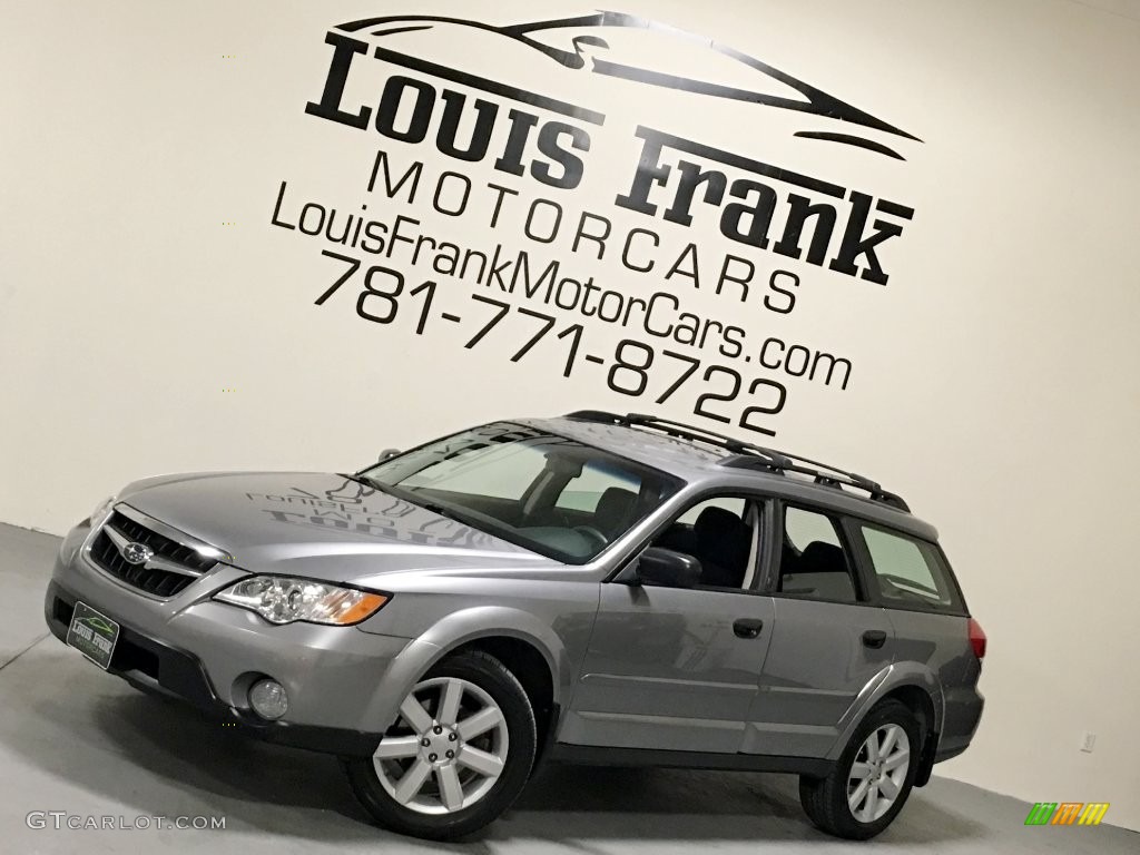 2008 Outback 2.5i Wagon - Quartz Silver Metallic / Off Black photo #72