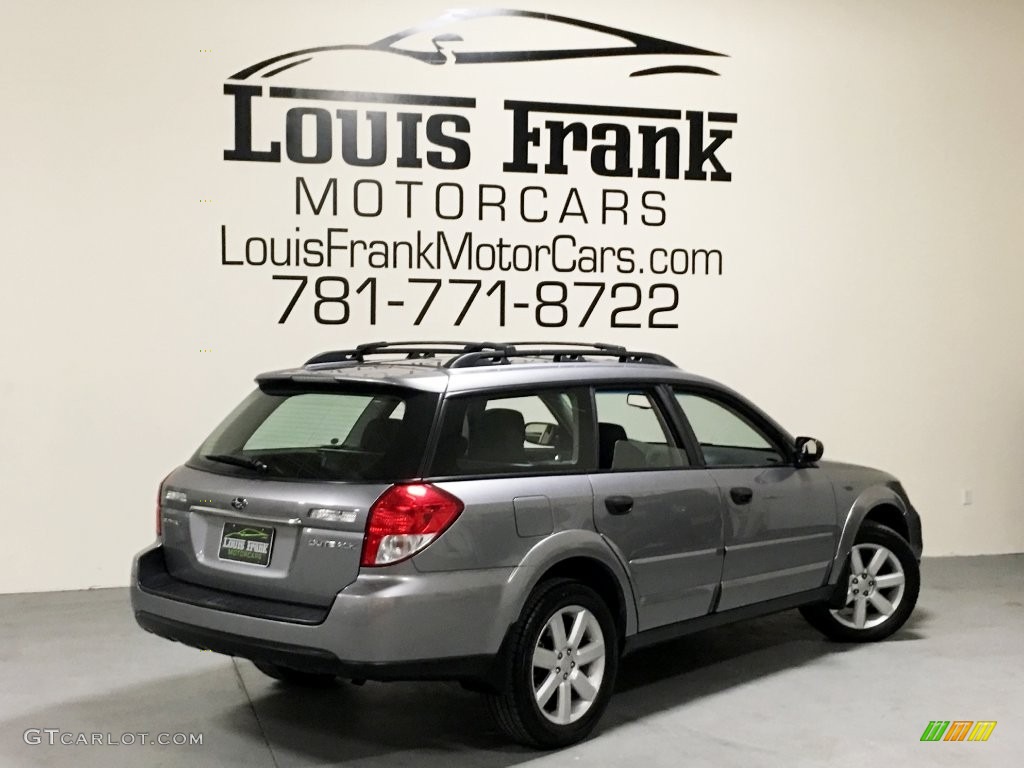 2008 Outback 2.5i Wagon - Quartz Silver Metallic / Off Black photo #73