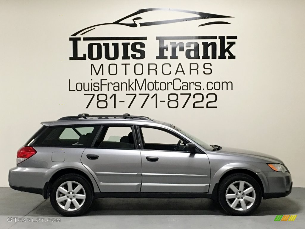 2008 Outback 2.5i Wagon - Quartz Silver Metallic / Off Black photo #74