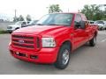 2005 Red Clearcoat Ford F250 Super Duty XL SuperCab  photo #10