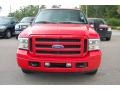 2005 Red Clearcoat Ford F250 Super Duty XL SuperCab  photo #11