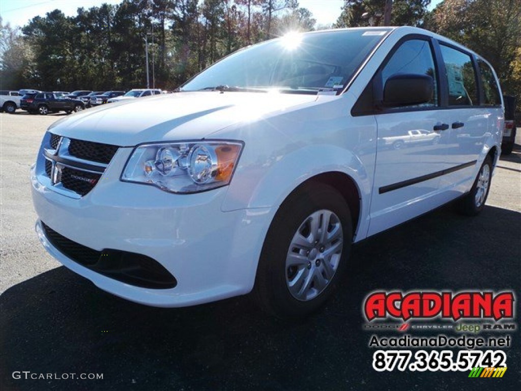 2016 Grand Caravan American Value Package - Bright White / Black/Light Graystone photo #1