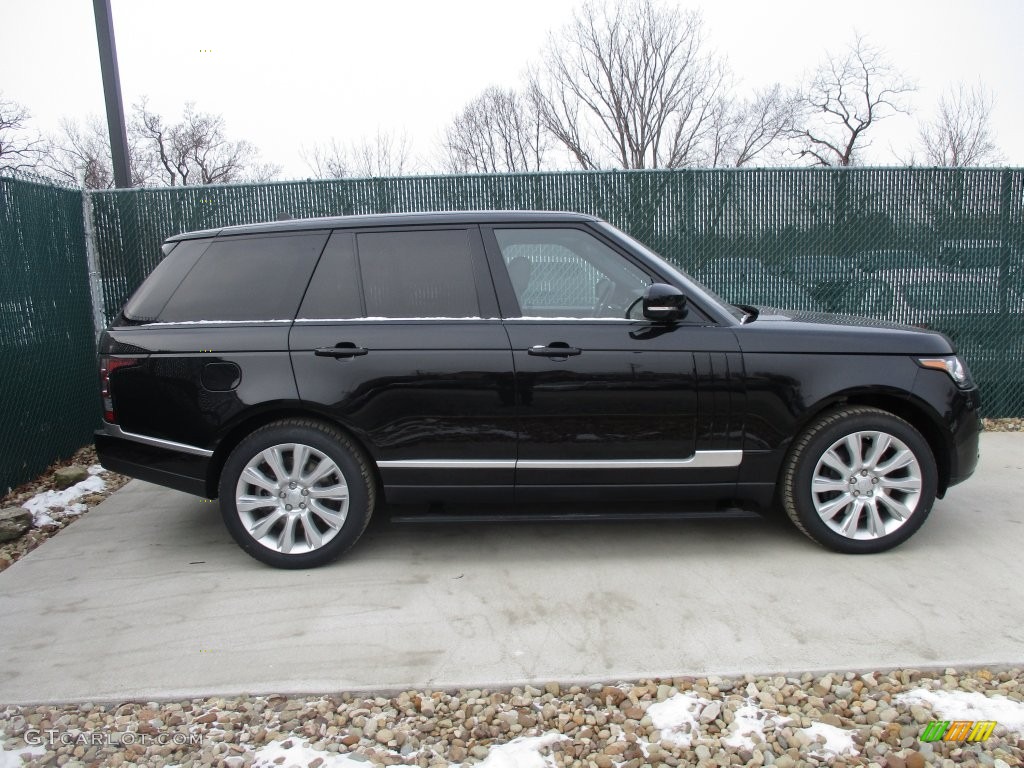 2016 Range Rover Supercharged - Santorini Black Metallic / Ebony/Ebony photo #2