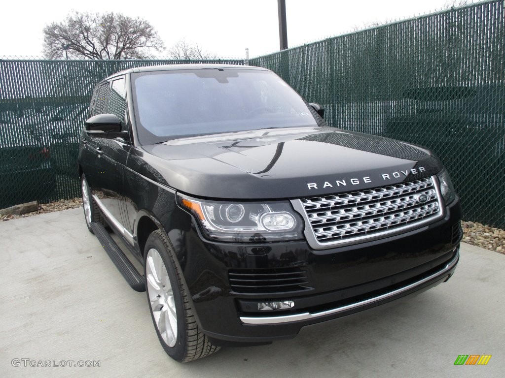 2016 Range Rover Supercharged - Santorini Black Metallic / Ebony/Ebony photo #5