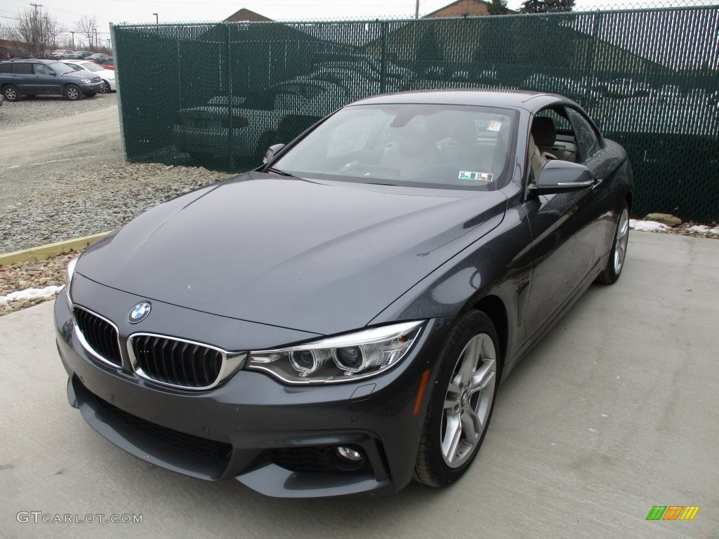 2016 4 Series 435i xDrive Convertible - Mineral Grey Metallic / Black photo #8