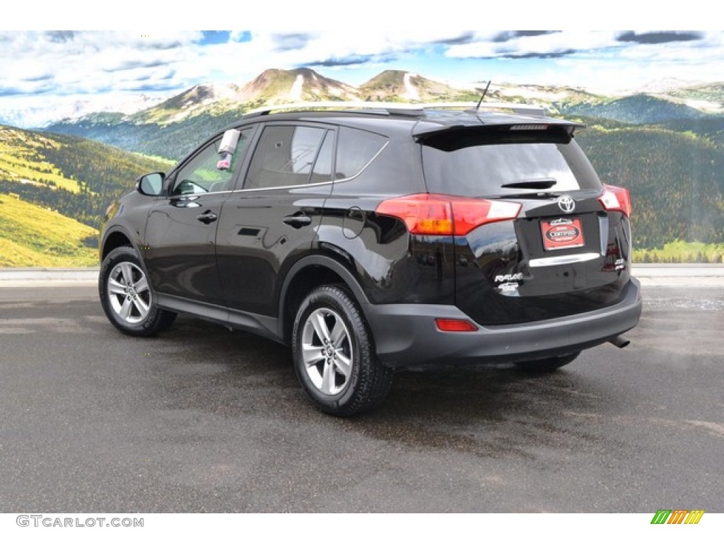 2015 RAV4 XLE - Black / Black photo #8