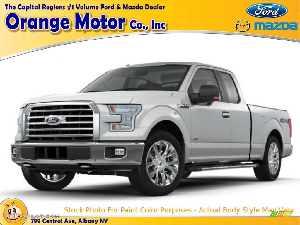 2016 F150 XL SuperCab 4x4 - Oxford White / Medium Earth Gray photo #1