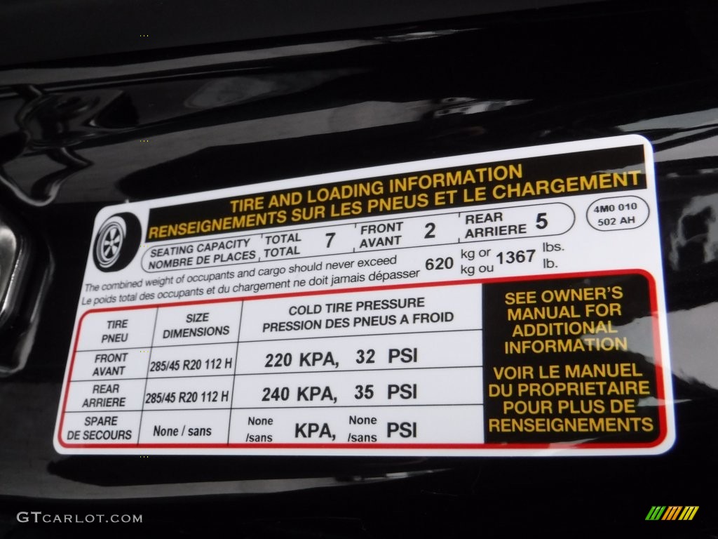 2017 Audi Q7 3.0T quattro Premium Plus Info Tag Photo #110229146