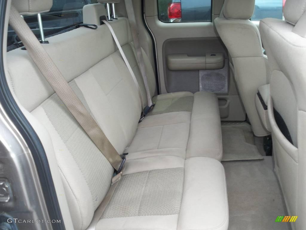 2006 F150 XLT SuperCab - Smokestone Metallic / Tan photo #9