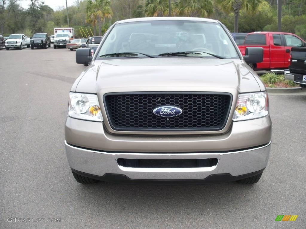 2006 F150 XLT SuperCab - Smokestone Metallic / Tan photo #12