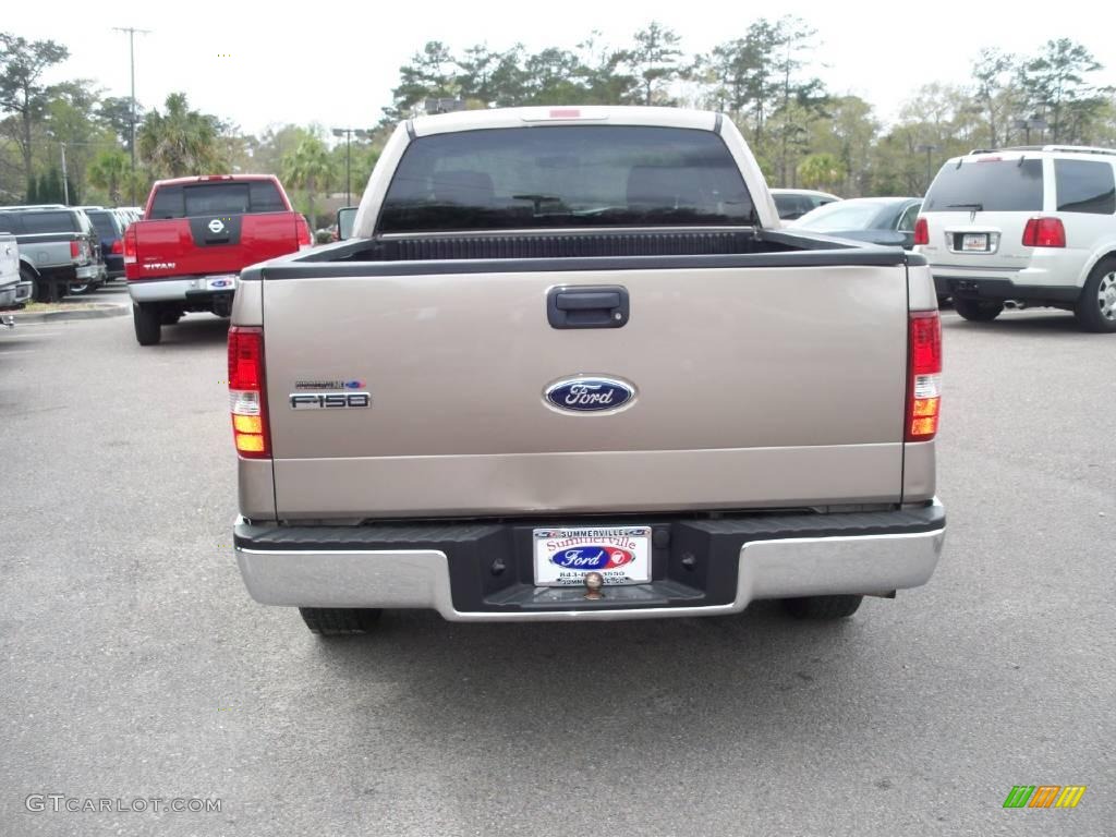 2006 F150 XLT SuperCab - Smokestone Metallic / Tan photo #15