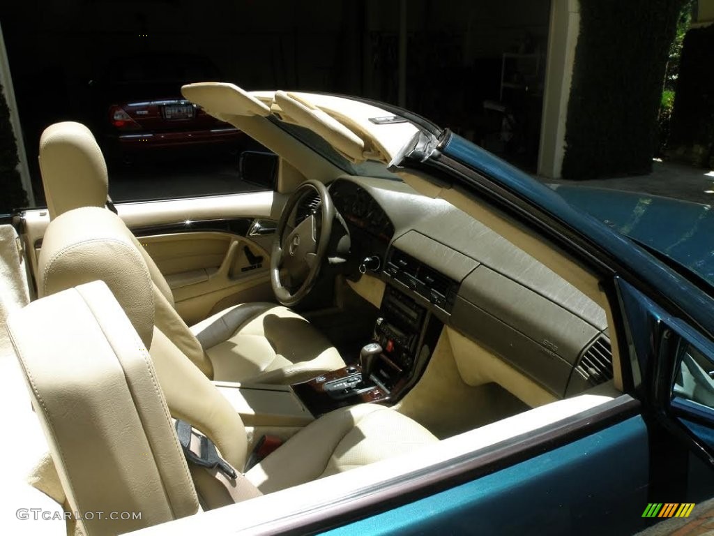 1997 SL 320 Roadster - Brilliant Emerald Green Metallic / Parchment Beige photo #4