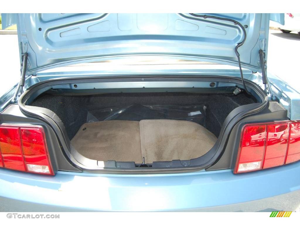 2006 Mustang V6 Premium Convertible - Windveil Blue Metallic / Light Parchment photo #8