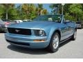 2006 Windveil Blue Metallic Ford Mustang V6 Premium Convertible  photo #12