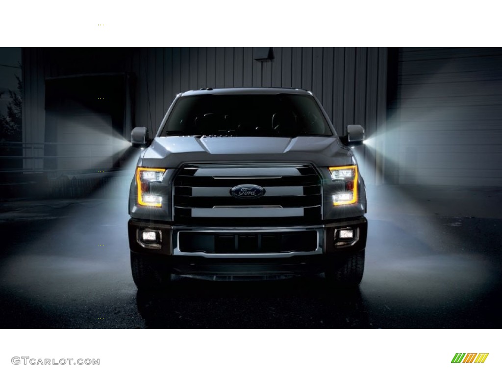 2016 F150 XLT SuperCrew 4x4 - Shadow Black / Medium Earth Gray photo #8