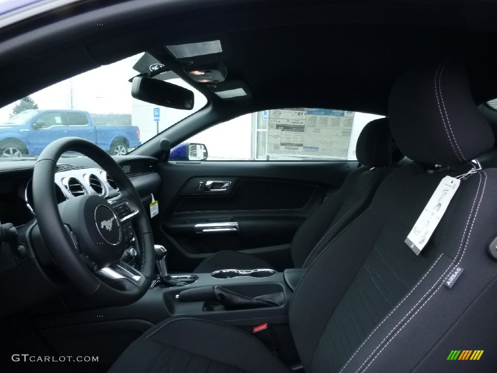 2016 Mustang GT Coupe - Deep Impact Blue Metallic / California Special Ebony Black/Miko Suede photo #9