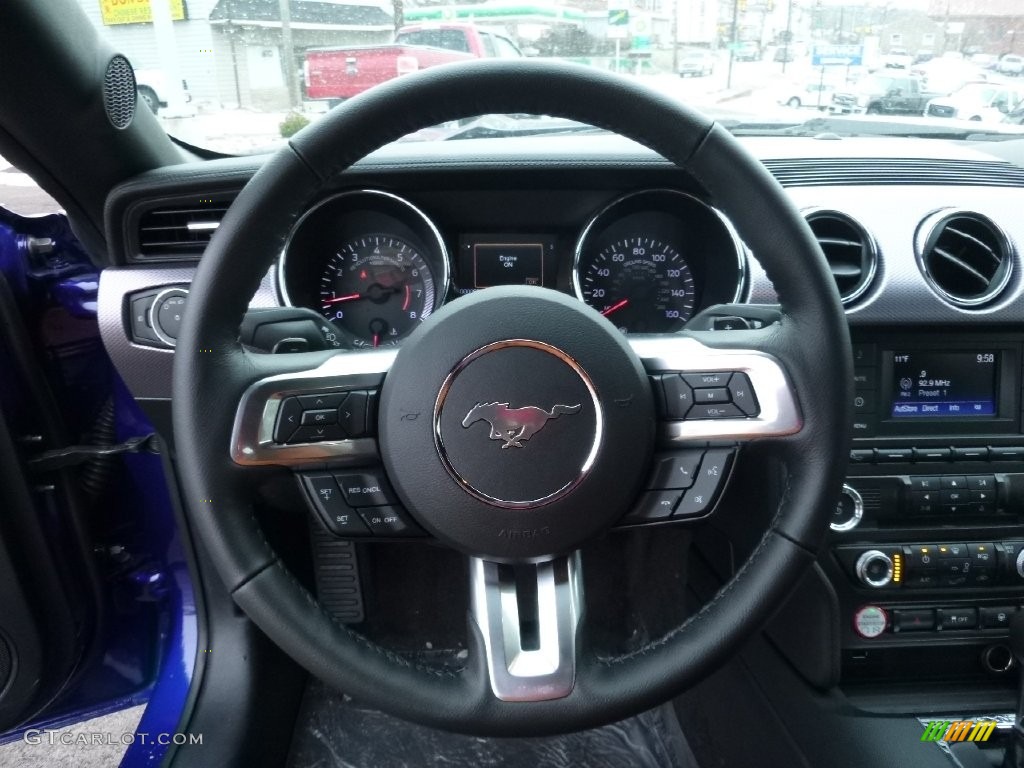 2016 Mustang GT Coupe - Deep Impact Blue Metallic / California Special Ebony Black/Miko Suede photo #15