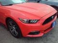 2016 Competition Orange Ford Mustang EcoBoost Premium Coupe  photo #2