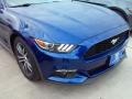 2016 Deep Impact Blue Metallic Ford Mustang EcoBoost Coupe  photo #2