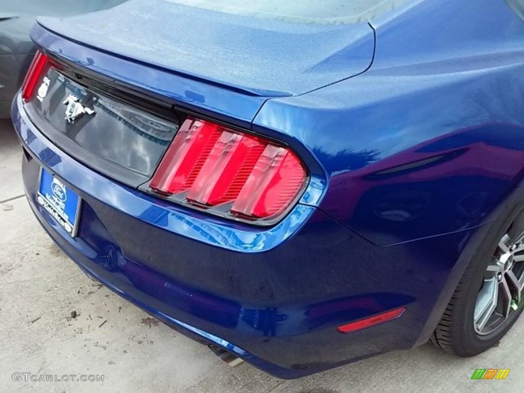 2016 Mustang EcoBoost Coupe - Deep Impact Blue Metallic / Ebony photo #9