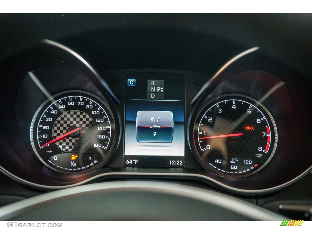 2016 Mercedes-Benz C 450 AMG Sedan Gauges Photo #110236844