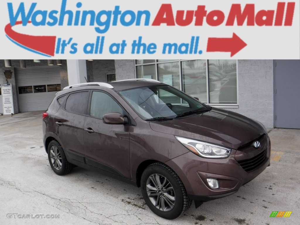 2014 Tucson SE AWD - Kona Bronze / Beige photo #1