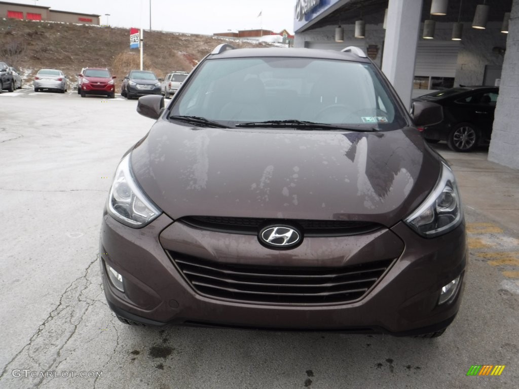 2014 Tucson SE AWD - Kona Bronze / Beige photo #4