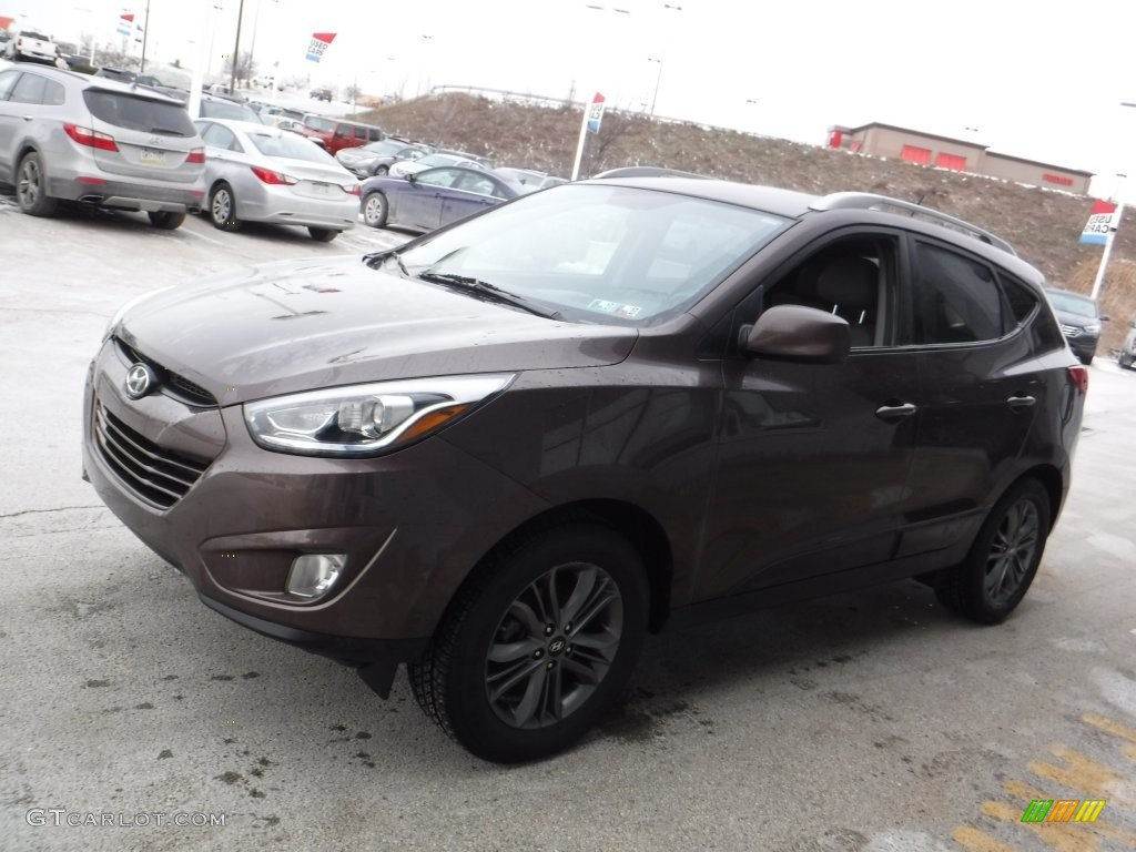 2014 Tucson SE AWD - Kona Bronze / Beige photo #5