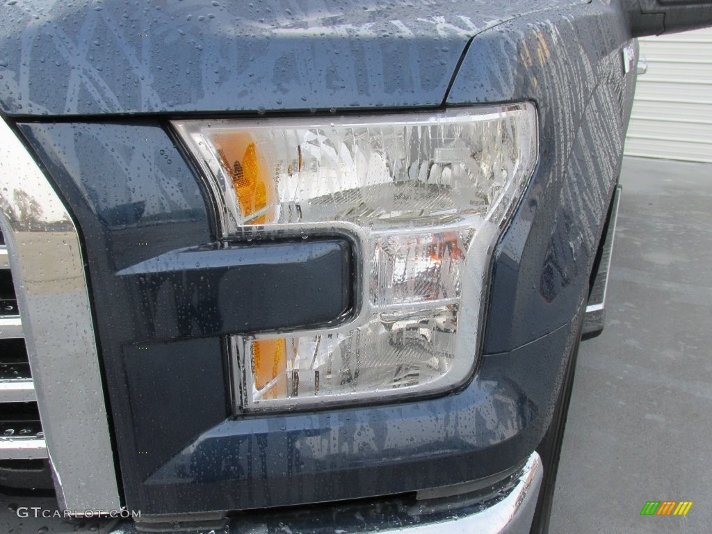 2016 F150 XLT SuperCrew - Blue Jeans / Medium Earth Gray photo #9