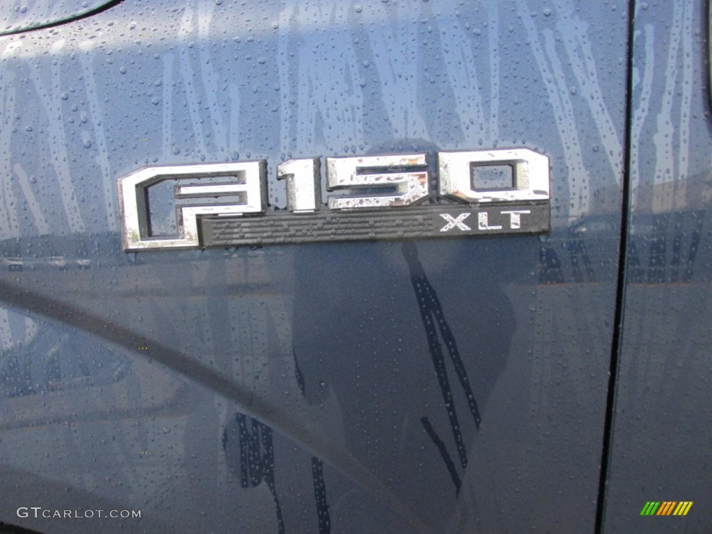 2016 F150 XLT SuperCrew - Blue Jeans / Medium Earth Gray photo #14