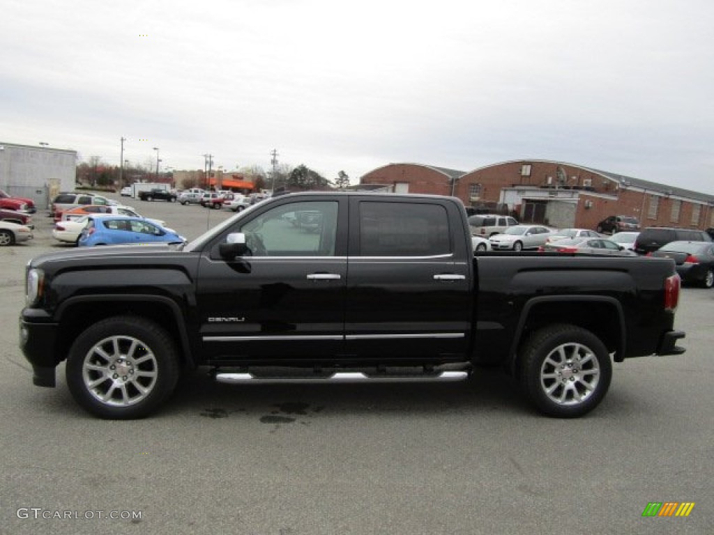 Onyx Black 2016 GMC Sierra 1500 Denali Crew Cab 4WD Exterior Photo #110239931