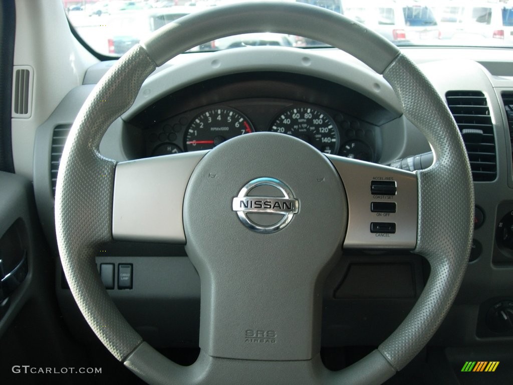 2007 Frontier SE Crew Cab 4x4 - Storm Gray / Steel photo #18