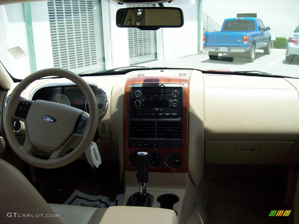 2008 Explorer Eddie Bauer - Redfire Metallic / Camel photo #3