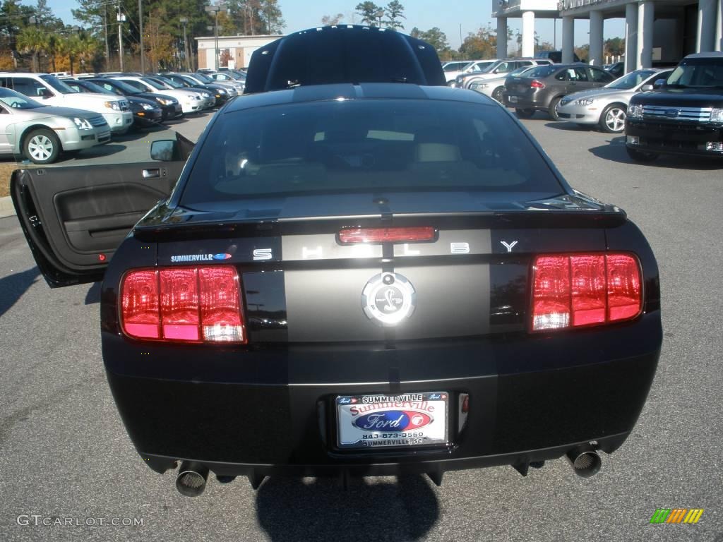 2008 Mustang Shelby GT500KR Coupe - Black / Black photo #13