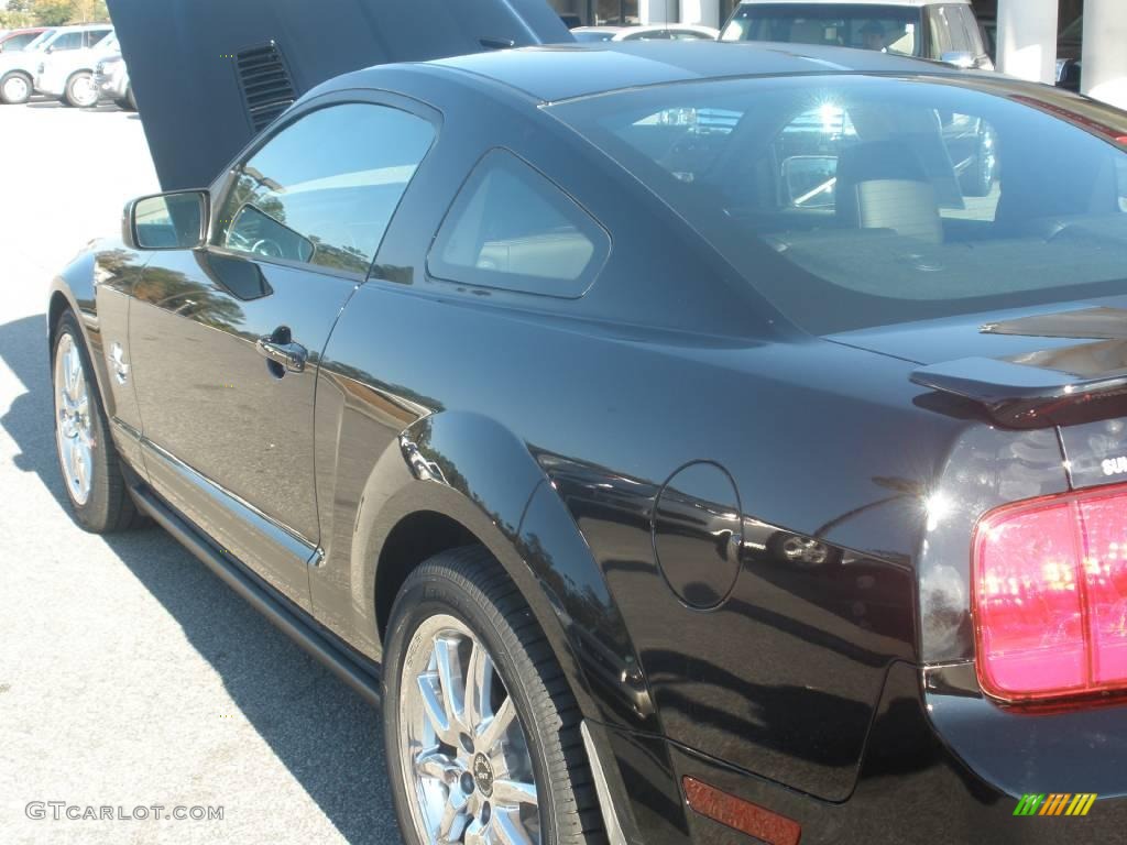 2008 Mustang Shelby GT500KR Coupe - Black / Black photo #17