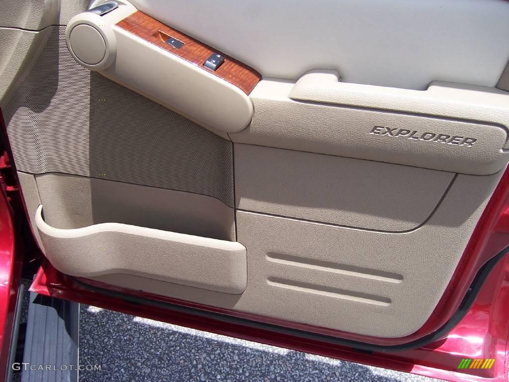 2008 Explorer Eddie Bauer - Redfire Metallic / Camel photo #10