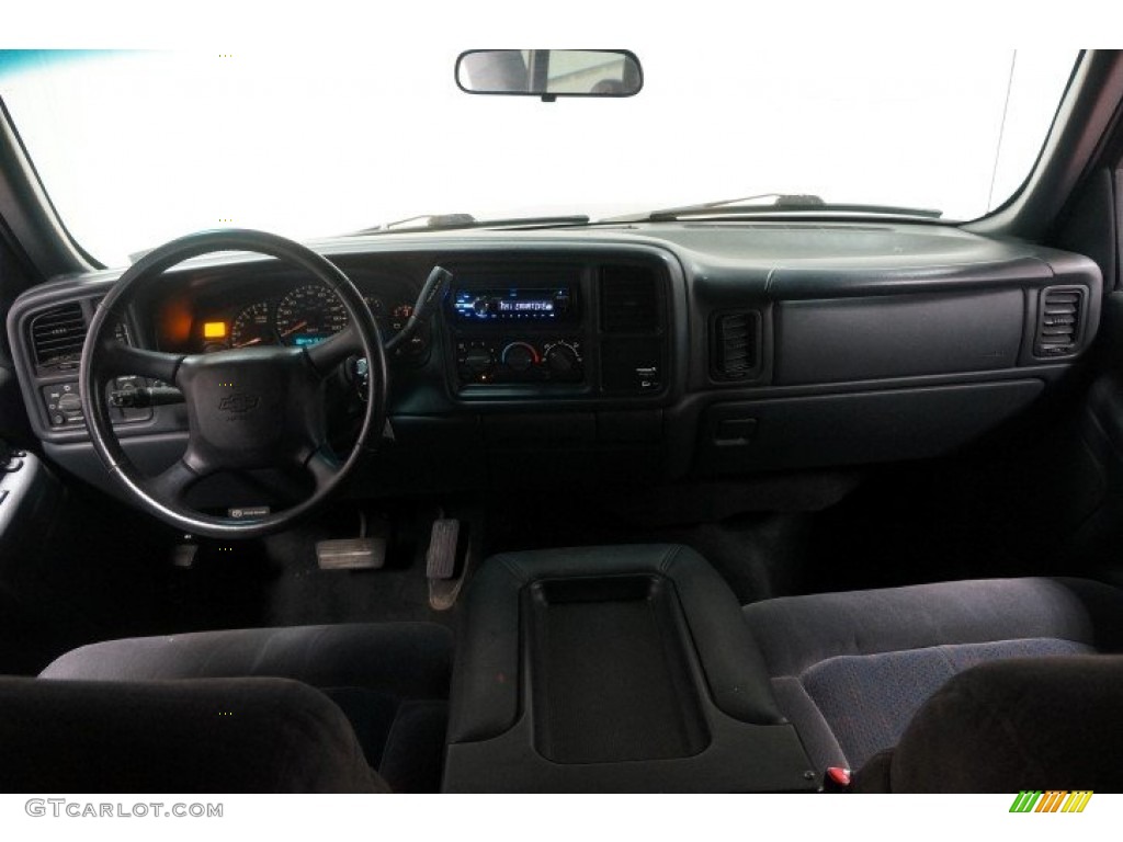 2002 Silverado 1500 LS Extended Cab 4x4 - Indigo Blue Metallic / Graphite Gray photo #27