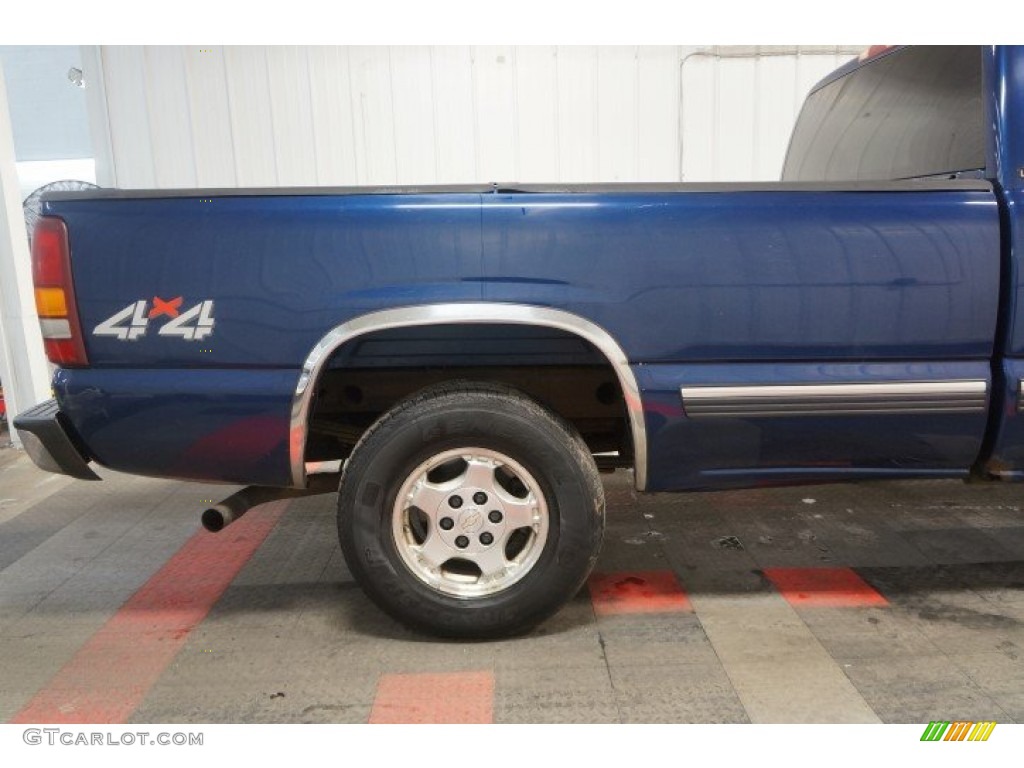 2002 Silverado 1500 LS Extended Cab 4x4 - Indigo Blue Metallic / Graphite Gray photo #60