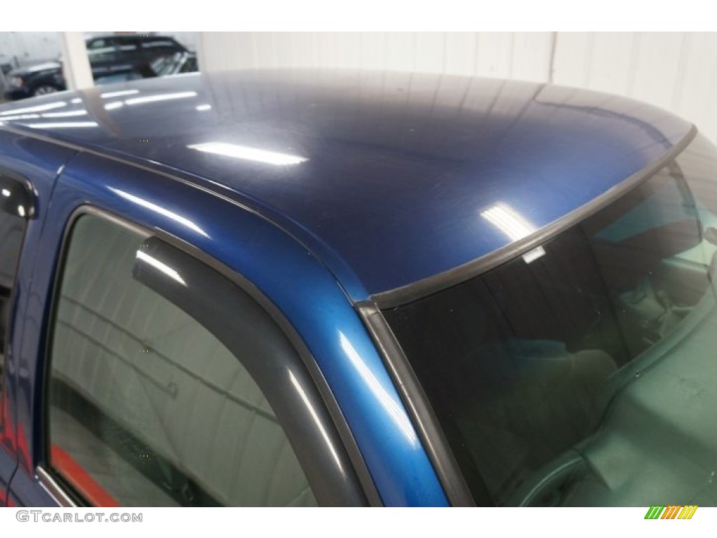 2002 Silverado 1500 LS Extended Cab 4x4 - Indigo Blue Metallic / Graphite Gray photo #91